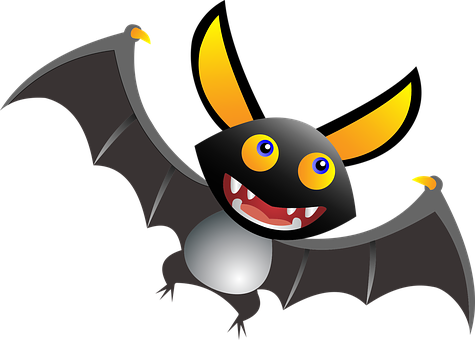Animal, Bat, Blood, Cartoon, Comic, Cute - Cartoon Pics Of Bats (475x340)
