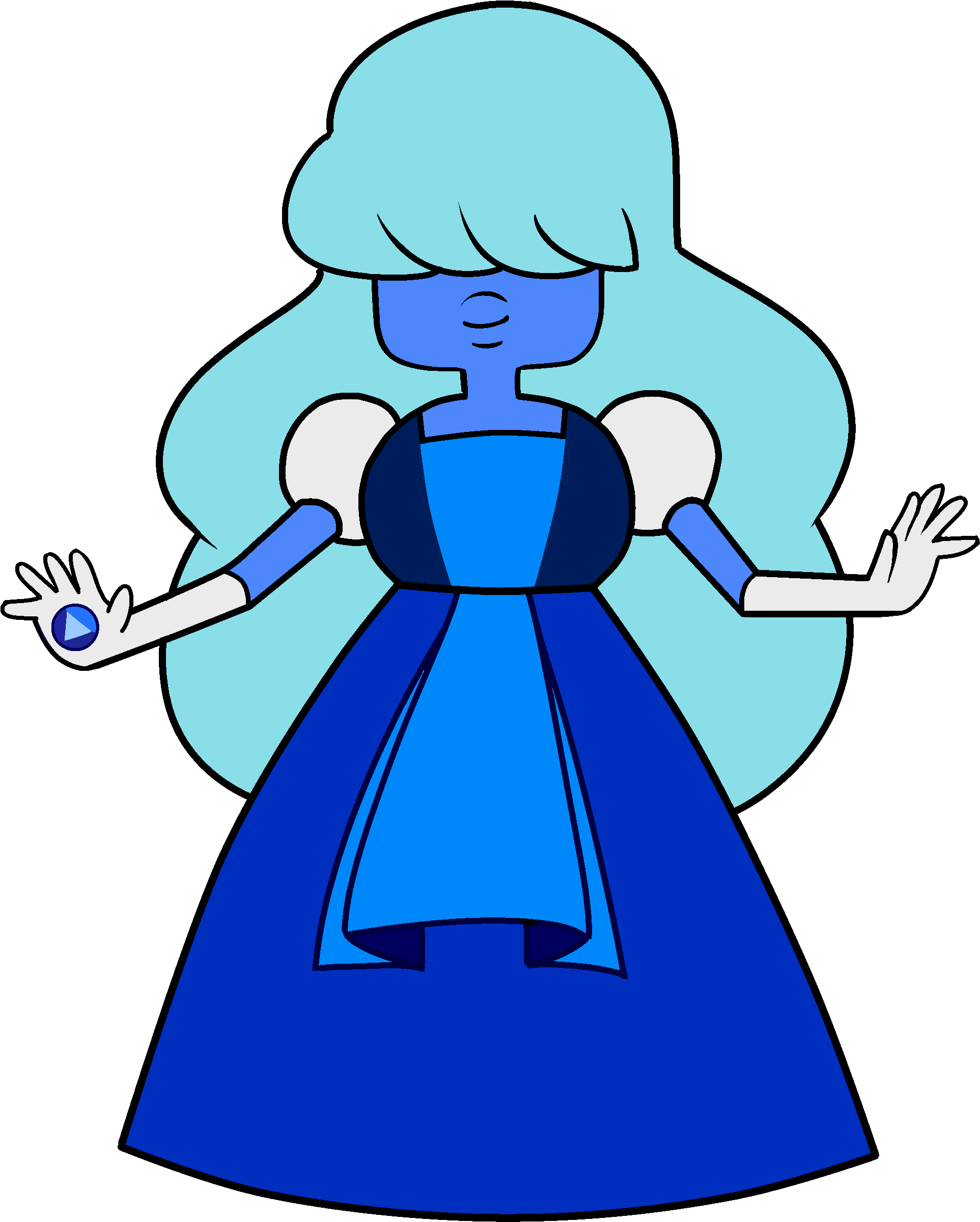 Sapphire - Steven Universe Wedding Sapphire (2000x2572)