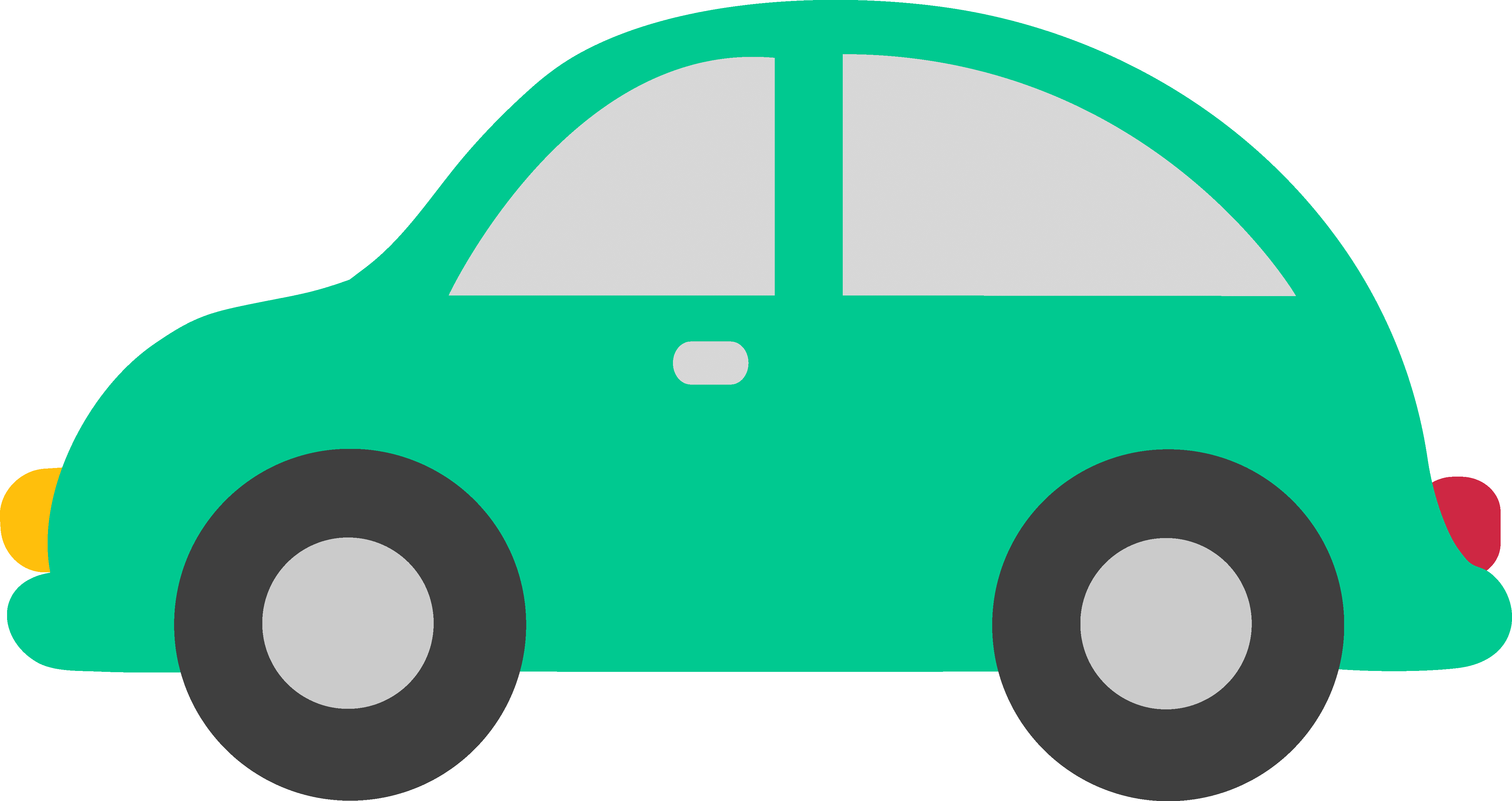 Lemon Car Transparent Clipart - Transparent Background Car Clipart (4916x2605)