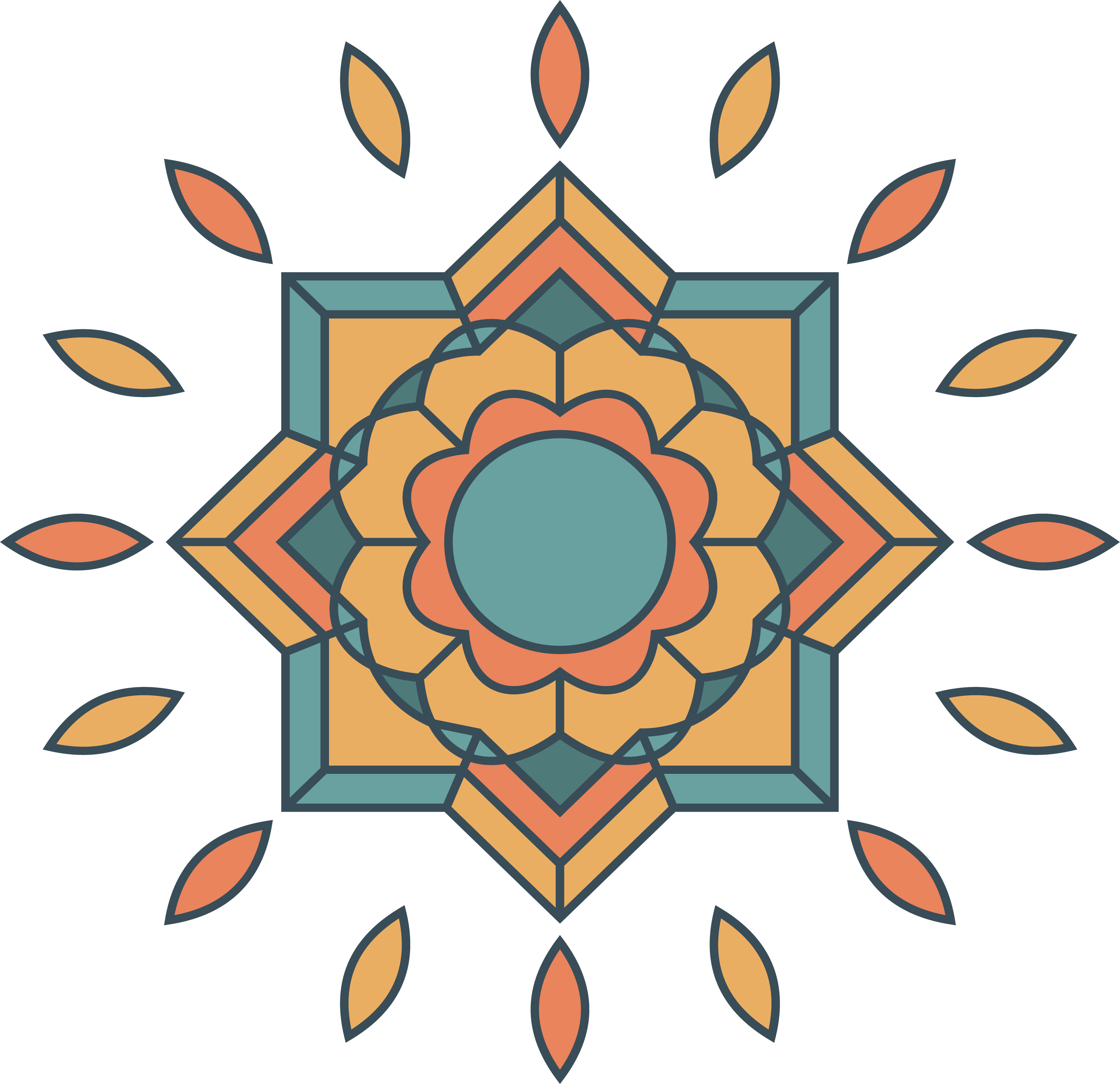 Islamic Geometric Patterns Pattern - Islamic Geometric Png (2982x2887)