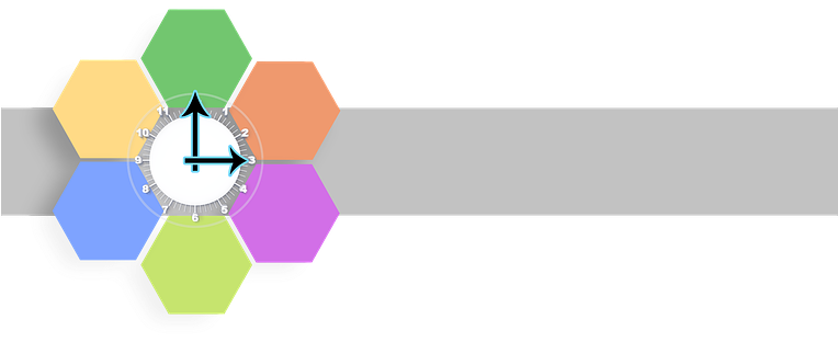 Regulation Hexagon Clock Time Diamond Hone - Clock (763x340)