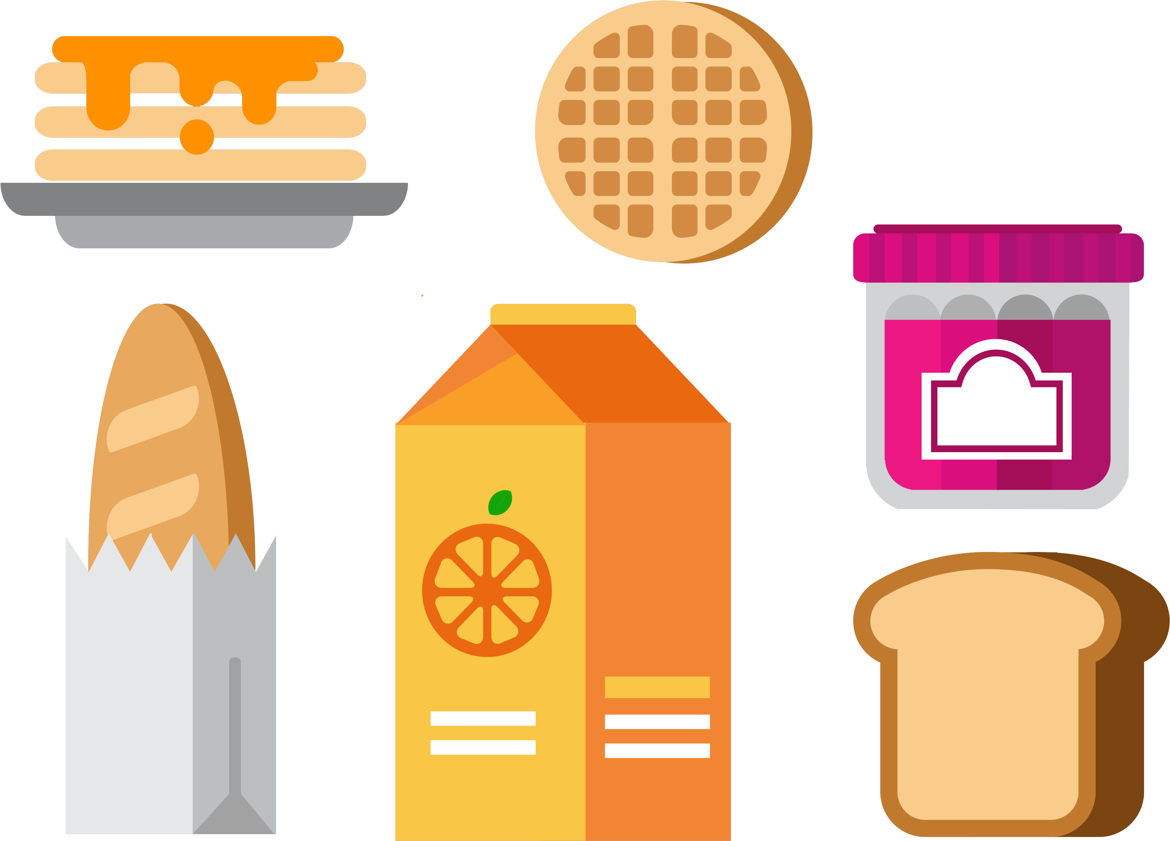 Breakfast Fast Food Euclidean Vector Icon - Food (4567x3250)