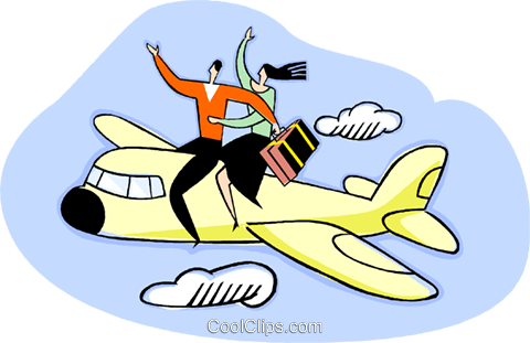 Ride On Top Of Airplane Cartoon (480x311)