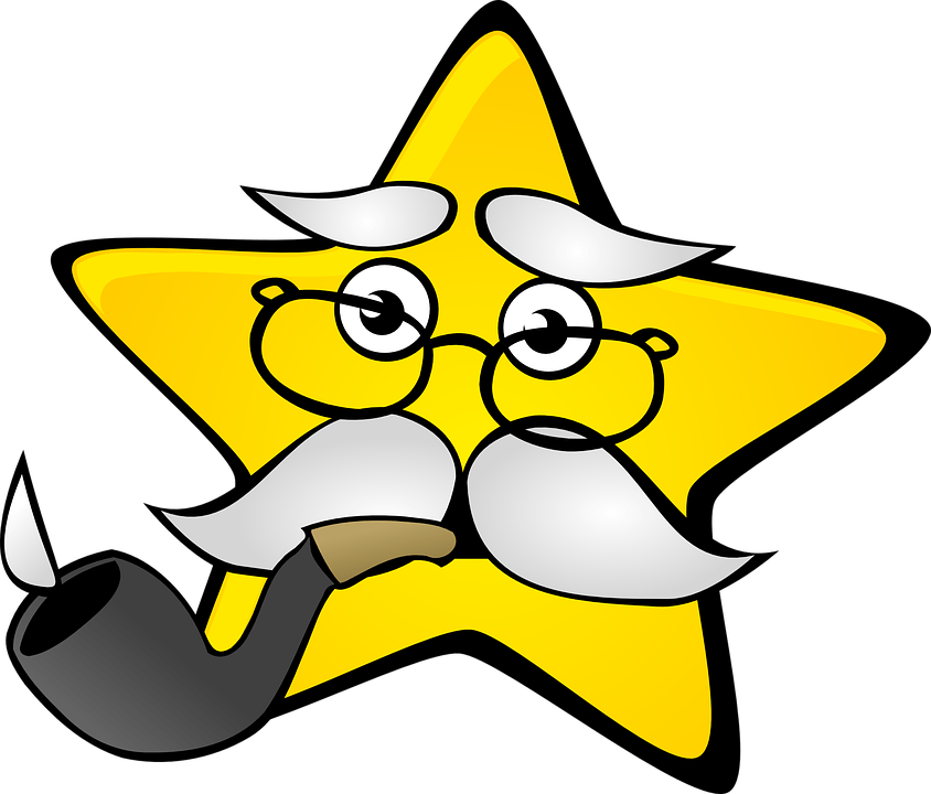 Piped Star Clipart - Old Star Clipart (844x720)
