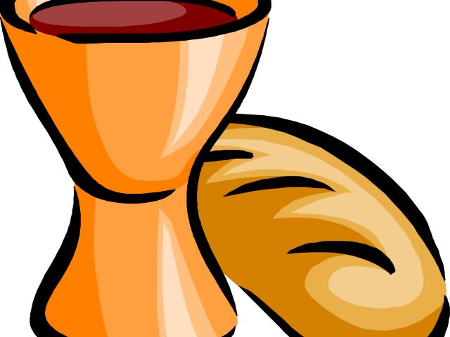 Bread Clipart Sign - Communion Bread And Wine (640x480)