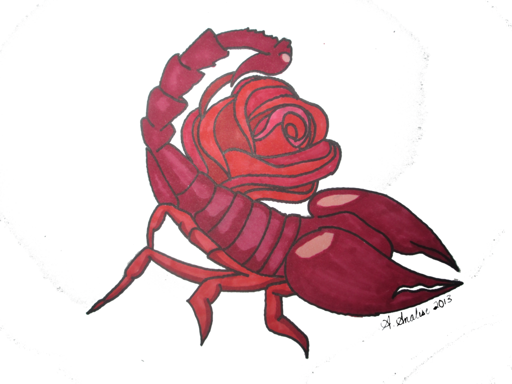 Scorpion With A Rose Tail (1024x768)