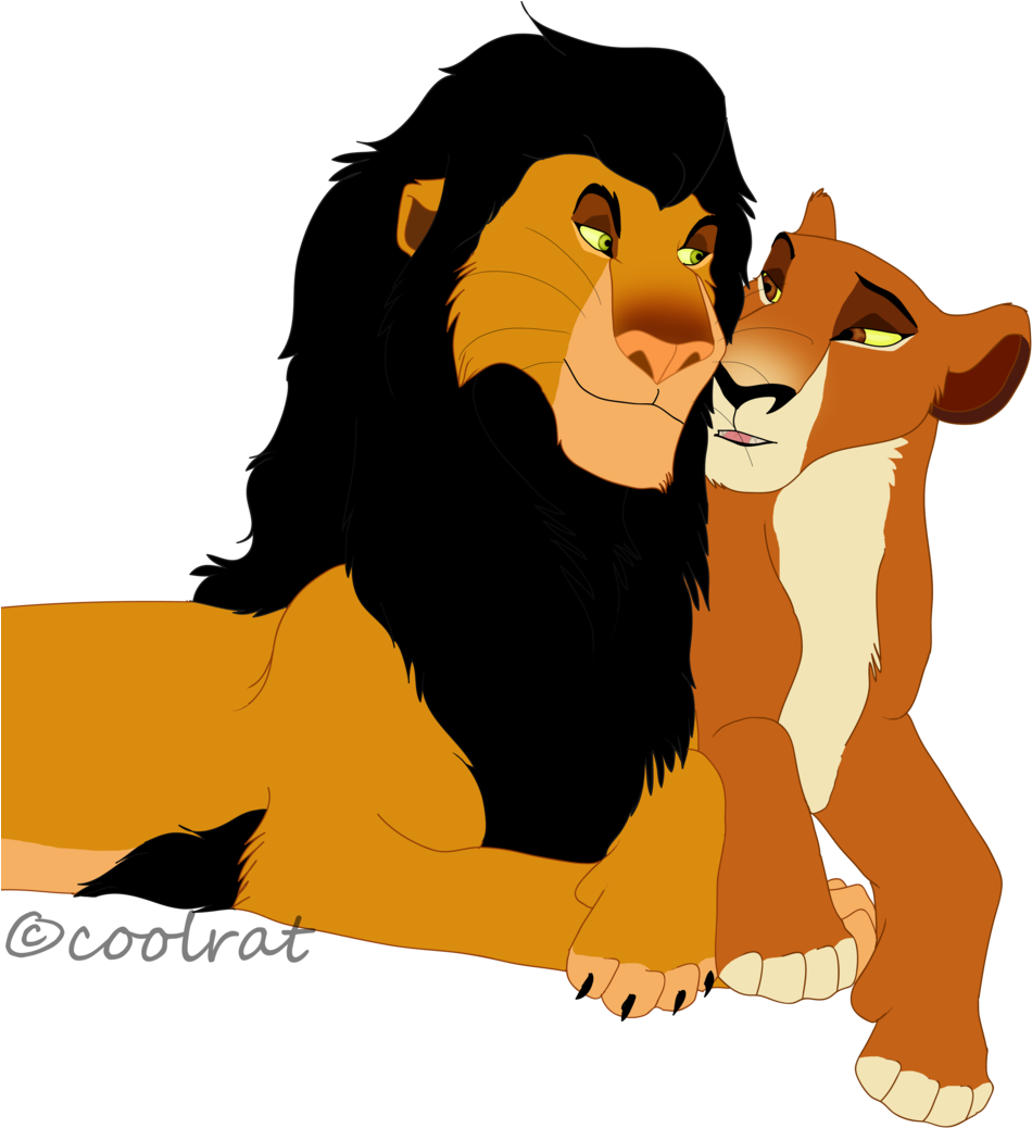Ahadi And Uru - Ahadi And Uru Lion King (1024x1056)