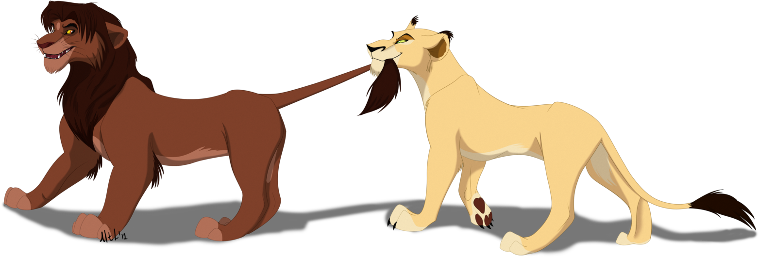 Uru And Ahadi - Gender Bender Lion King (1600x533)