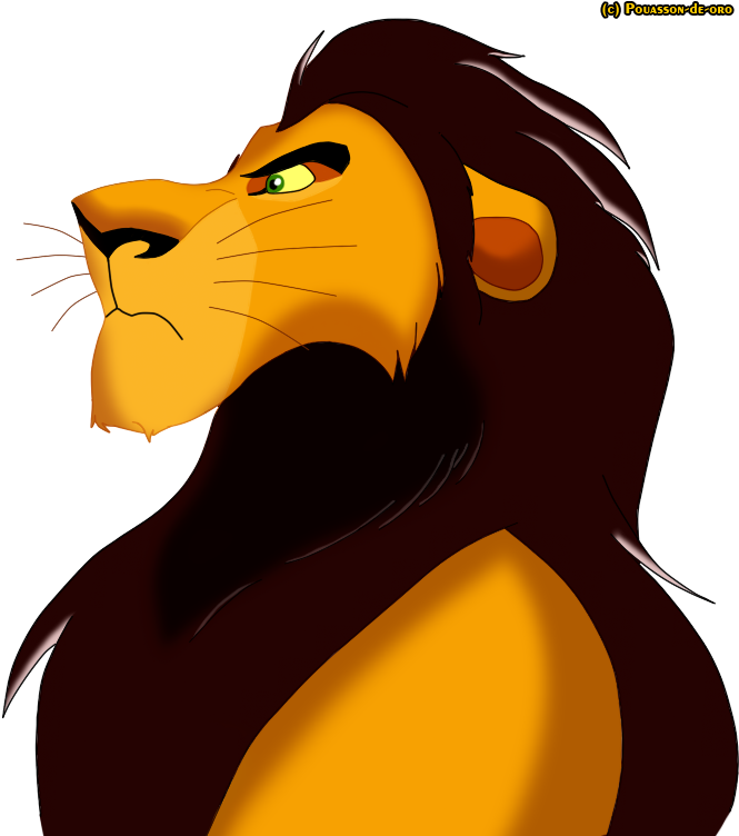 King Ahadi By Pouasson De Oro - Ahadi The Lion King (718x772)