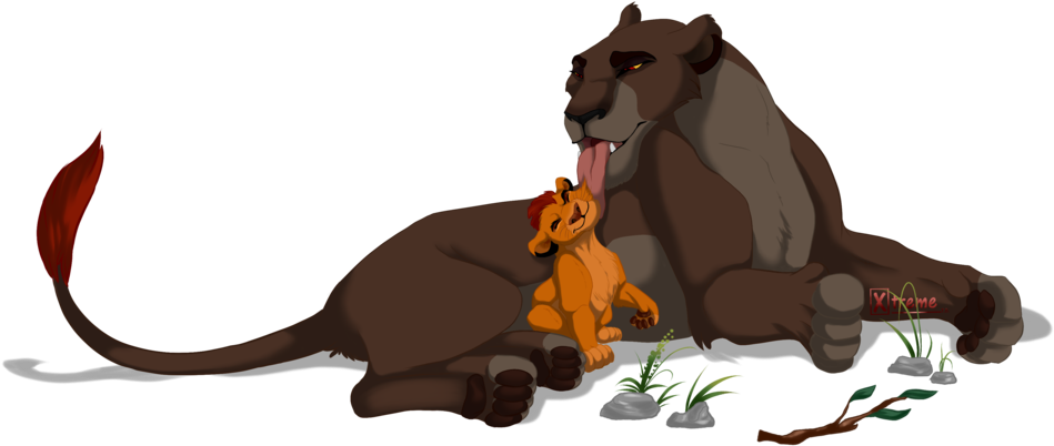 Uru And Muffy By Diego32tiger - The Lion King (1024x768)