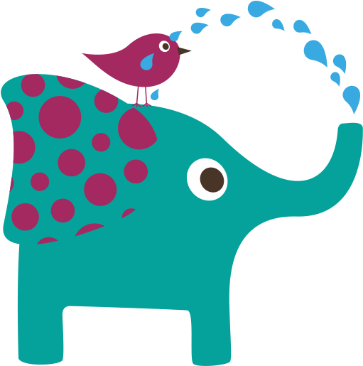 Perfect Vinilo Infantil Elefante Y Pjaro With Dibujos - Bulletin Boards Of Save Water (600x600)