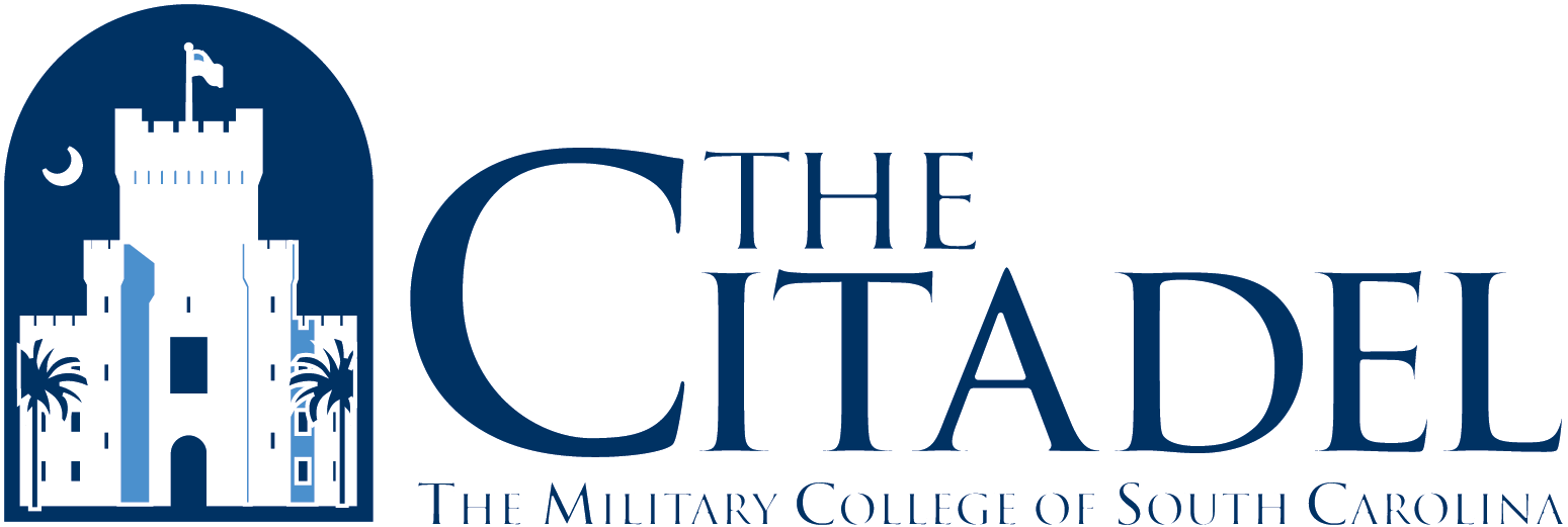 S7dlogos29 Citadel Logo White - Citadel, The Military College Of South Carolina (1549x521)