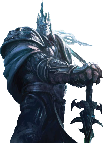 The Lich King Render By Vampireslayer003 - World Of Warcraft Lich King Png (442x609)