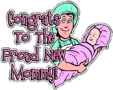 Congratulations New Baby Clipart Cliparthut - Congratulations Mommy Gif (385x326)
