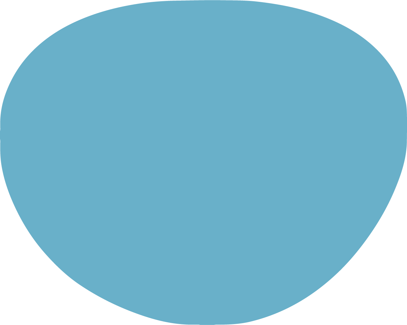 We Would Love To Hear From You - Blue Green Circle (1317x1053)