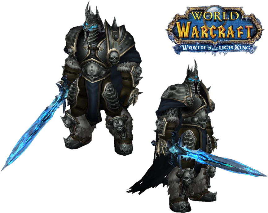 Wow Lich King Cut Out By Atagene - Lich King In Game (900x696)