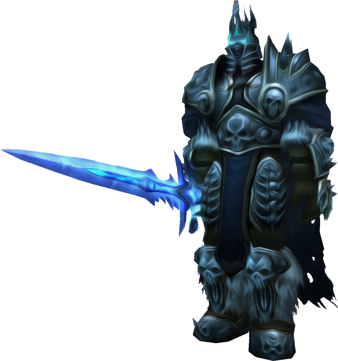 World Of Warcraft The Lich King Drawing By Goldz1337 - World Of Warcraft Lich King Model (1170x1283)