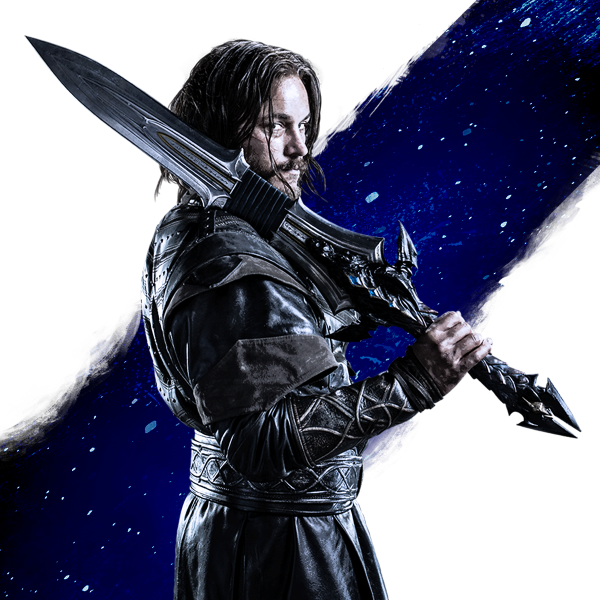 Warcraft Movie Lothar Blue Splash Chtv4kvuyaavc8g - Warcraft Movie Lothar Sword (600x600)