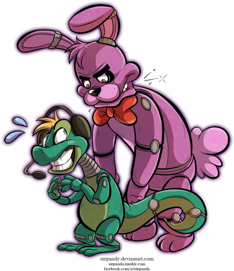 Para And Bonnie By Stepandy - Furry Bonnie (800x904)
