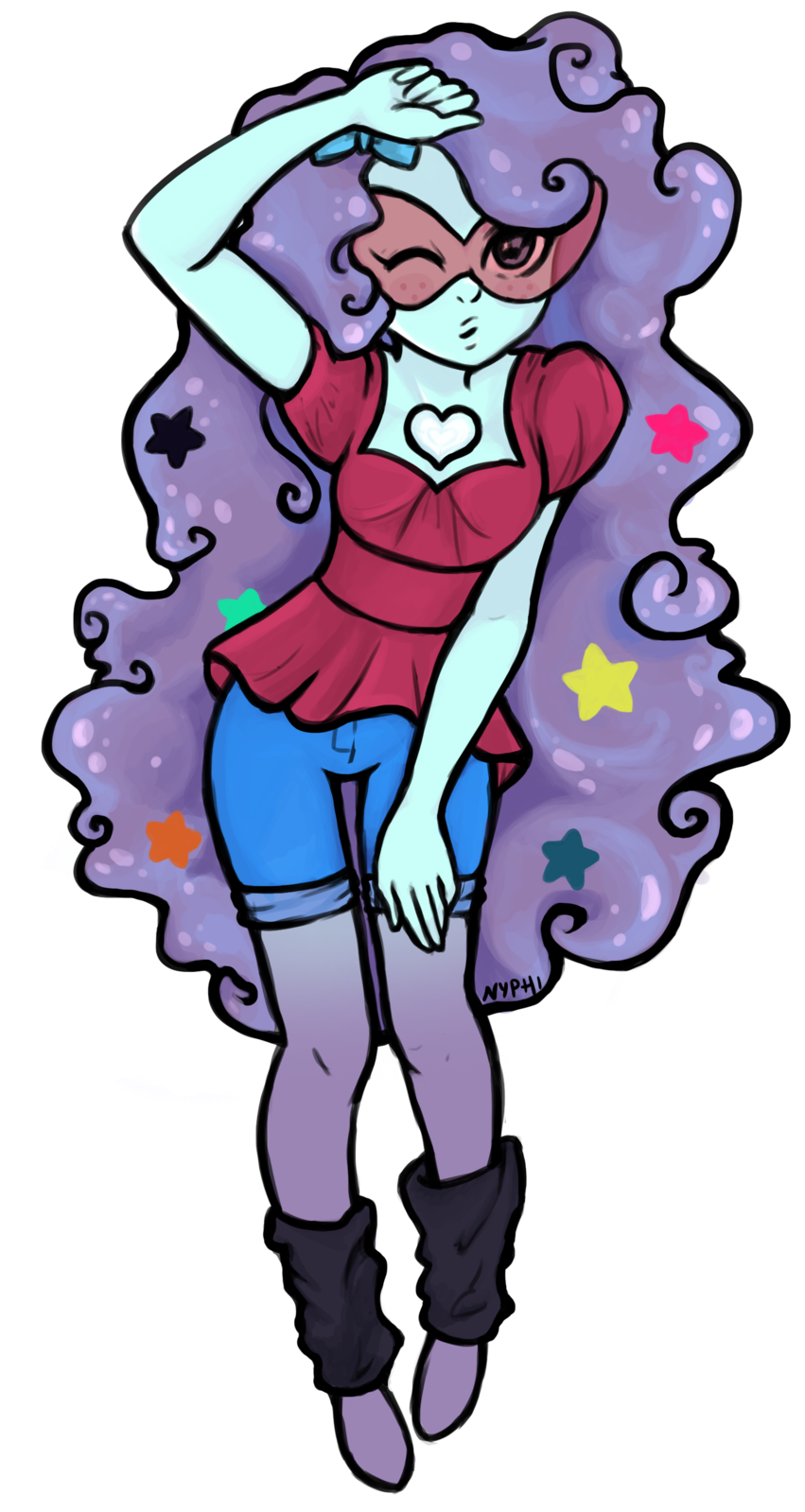 Drawing Oc Contest Tourmaline Kingbarf By Nyphi - Illustration (1024x1694)