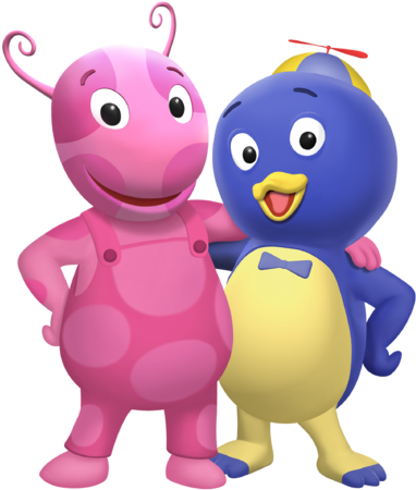 The Backyardigans Uniqua And Pablo Nickelodeon Nick - Backyardigans Pablo And Uniqua (464x479)
