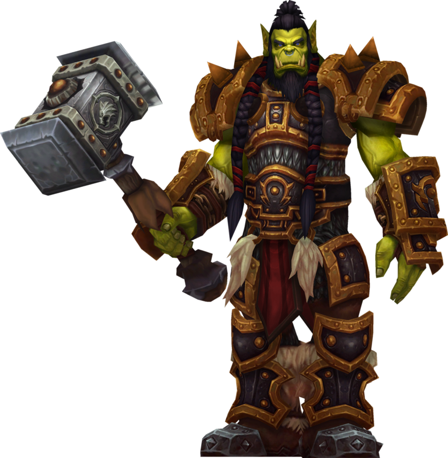 Thrall Son Of Durotan By Daerone-d8lu818 - Warcraft 3 Models Mpq (884x904)