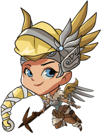 Overwatch Clipart 1080p - Overwatch Mercy Cute Spray (500x500)