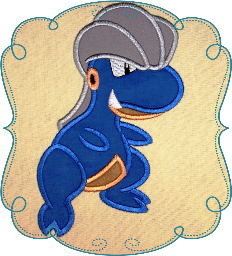 Dradon - Machine Embroidery (1000x1000)