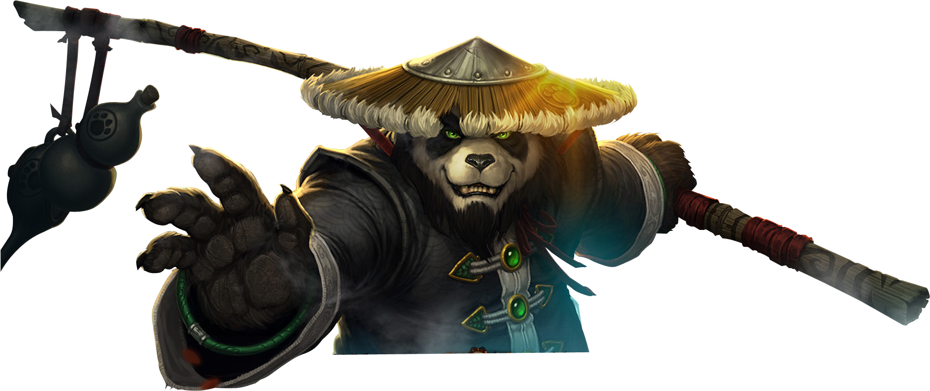 World Of Warcraft Pandaria Render By Outlawninja-d4ujy4z - Warcraft Mists Of Pandaria (2000x788)