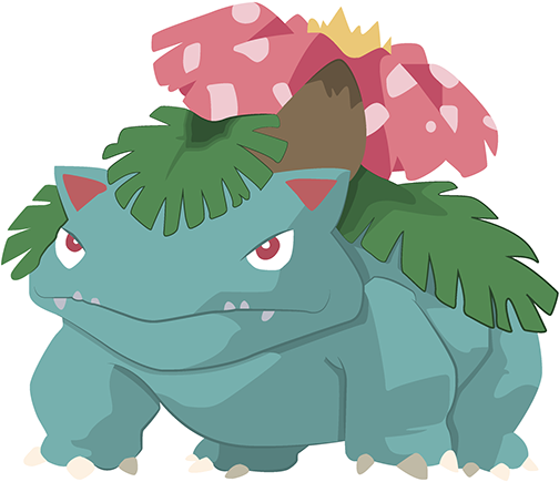 002 De Lista Nacional / Primera Generación Pokemon - Cartoon (600x464)
