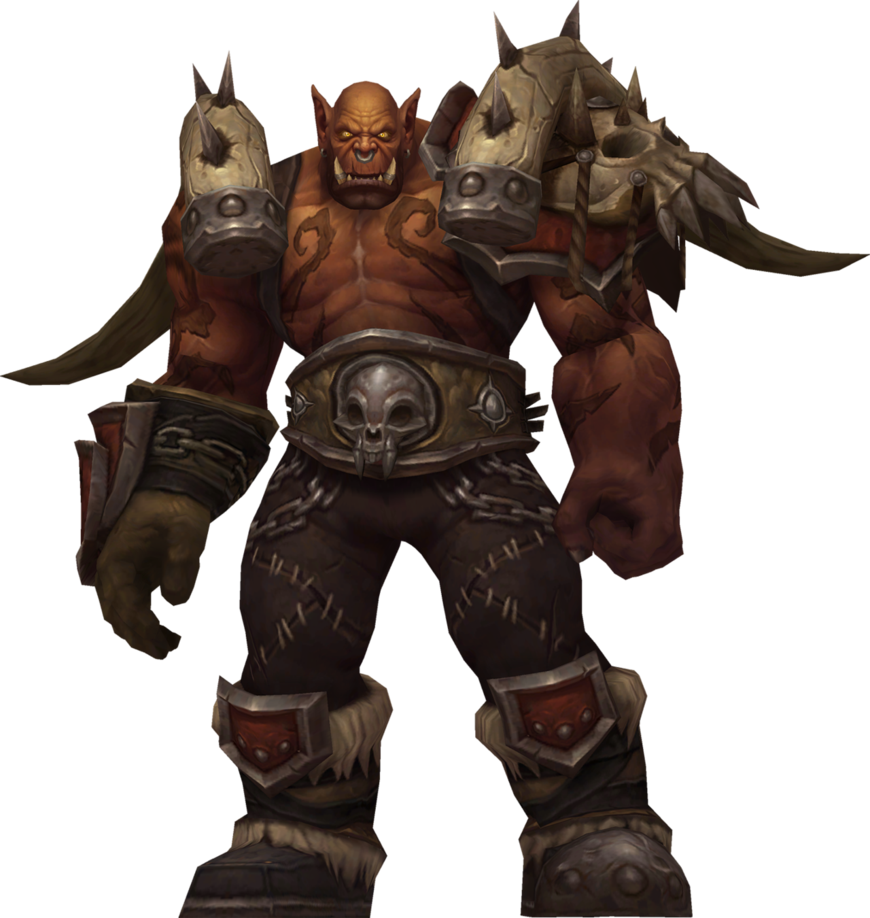 Garrosh Mop - World Of Warcraft Garrosh Png (870x918)