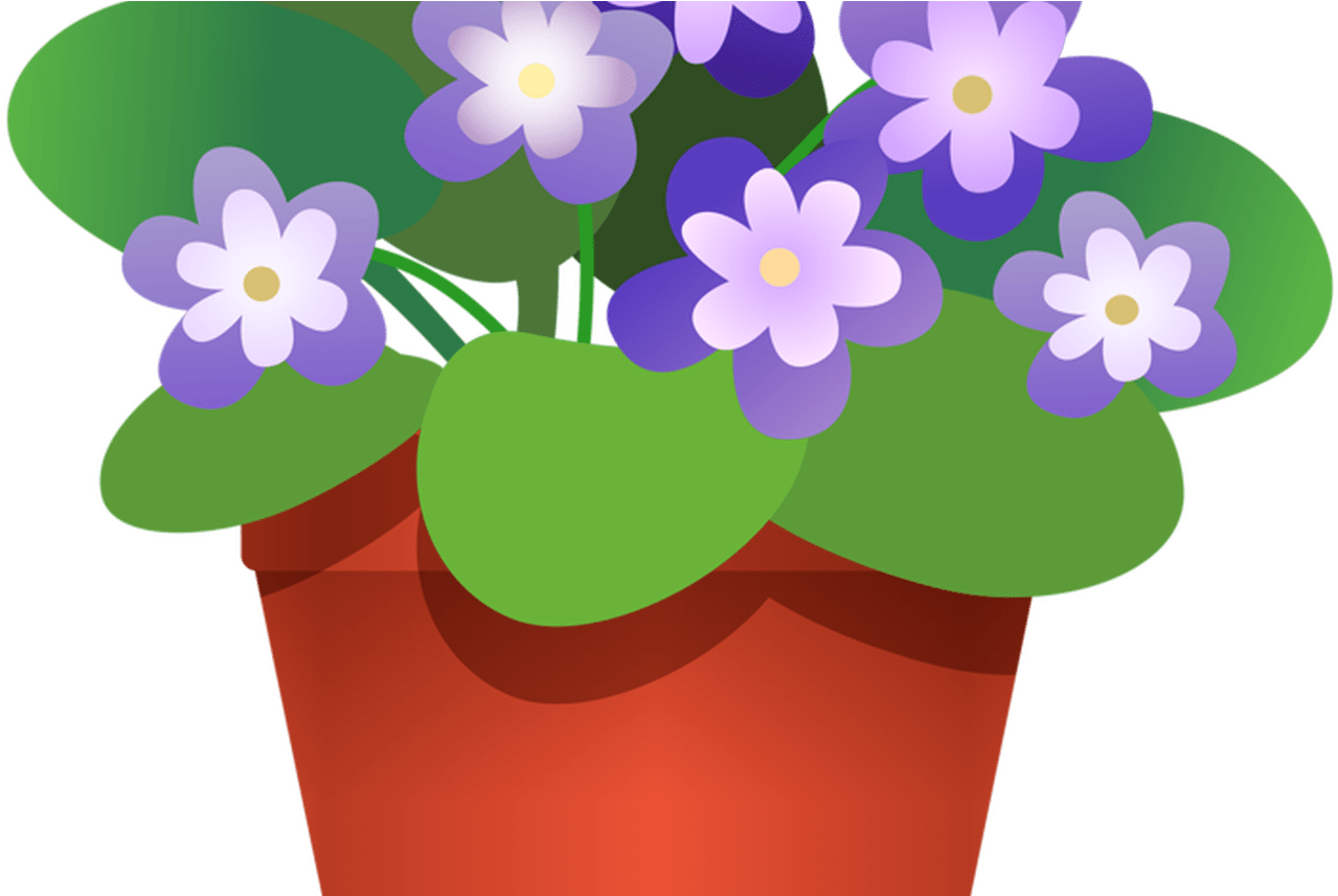 Flower Pot 3 Tree Pinterest Flower, Clip Art And Scrapbook - Maceta Con Flores Animada (1368x855)