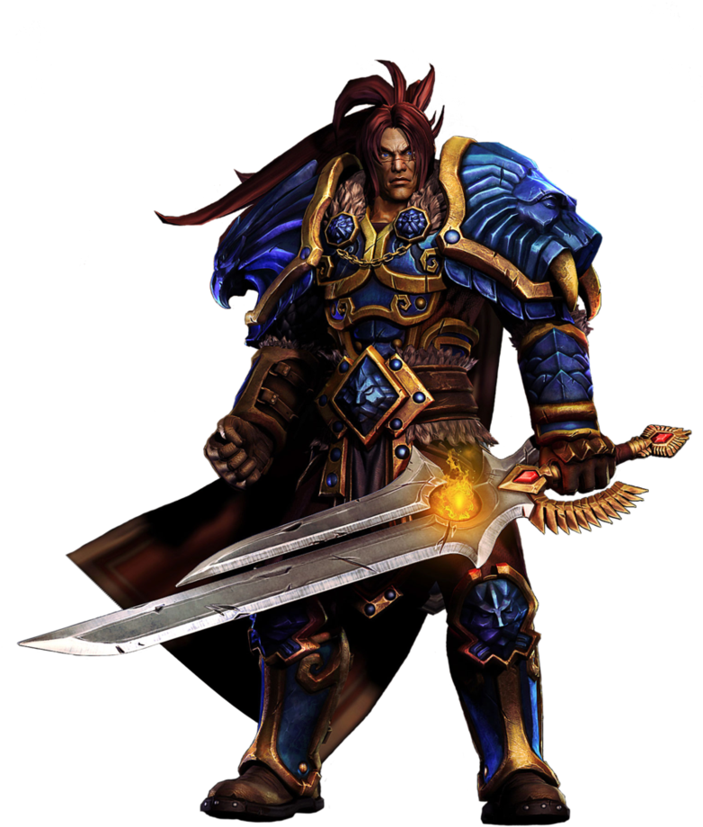 Varian Wrynn Render By Gloryfied1 On Deviantart - World Of Warcraft (820x974)
