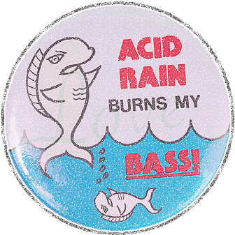 Because Of Acid Rain, Fish Are Being Killed - Slogan For Acid Rain (349x350)