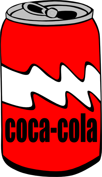 Coke Clipart Clip Art - Can Clip Art (342x594)