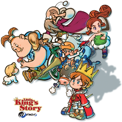 Wait, Who's Missing [the Official Little King's Story - Work Of Art (500x554)