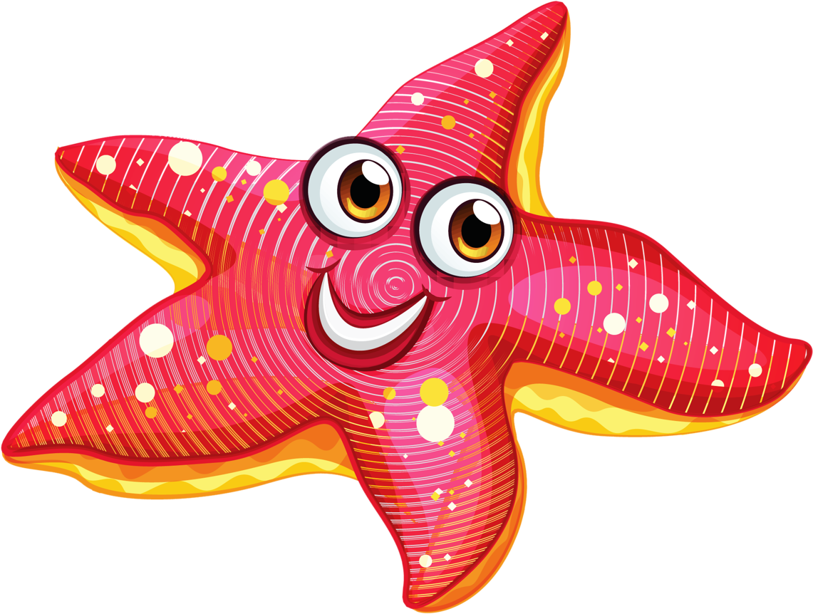Explore Under The Sea, Clip Art, And More - Clip Art Of Starfish (1280x1035)