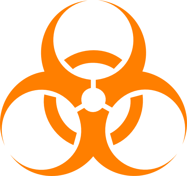 Biohazard Clipart Small - Biohazard Symbol (600x564)
