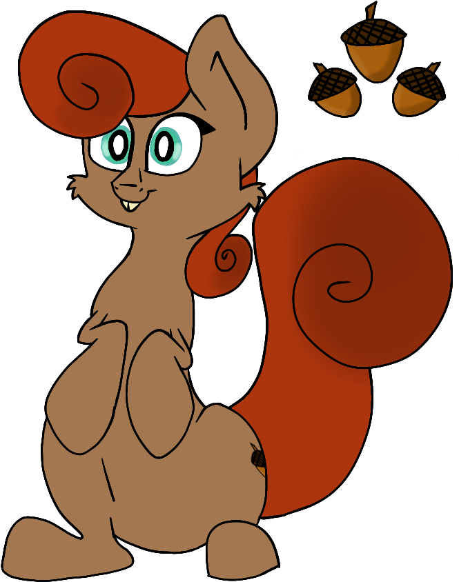 Squirrel Pony By Animalpainter - Cartoon (720x960)