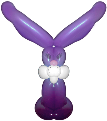 Sculpture D'un Lapin - Inflatable (353x485)
