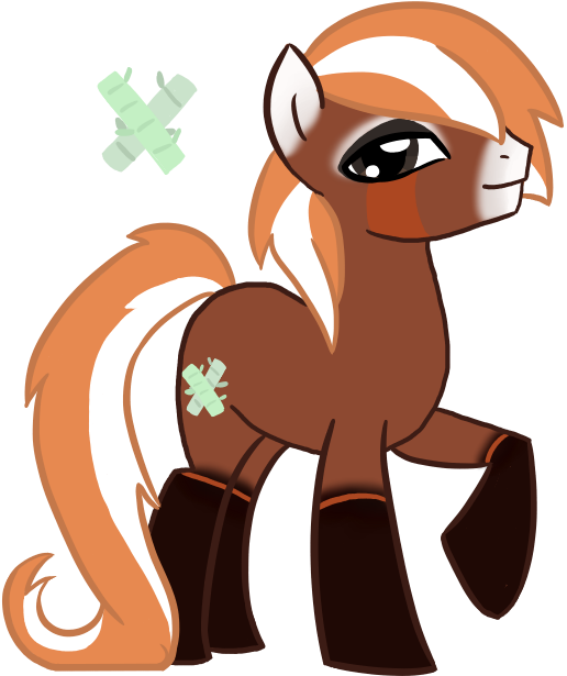 Red Panda Pony [male] By Piperwolf201 - Cartoon (542x644)