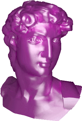 Download - David Sculpture Gif (500x500)