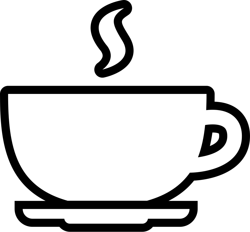 Coffee Cup Drawing Free At Getdrawings - Outline Image Of Cup (980x909)