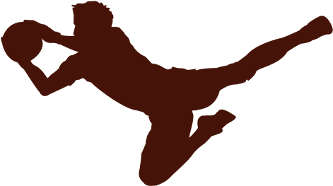 Football Goalkeeper Save Silhouette - Soccer Player Vector (512x512)