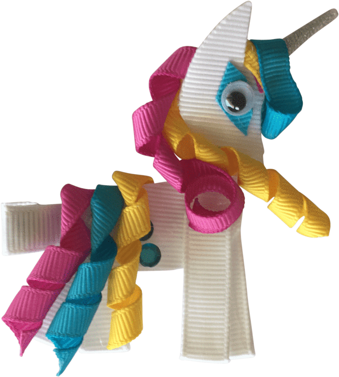 Unicorn Sculpture Clip - Barrette (1024x1024)
