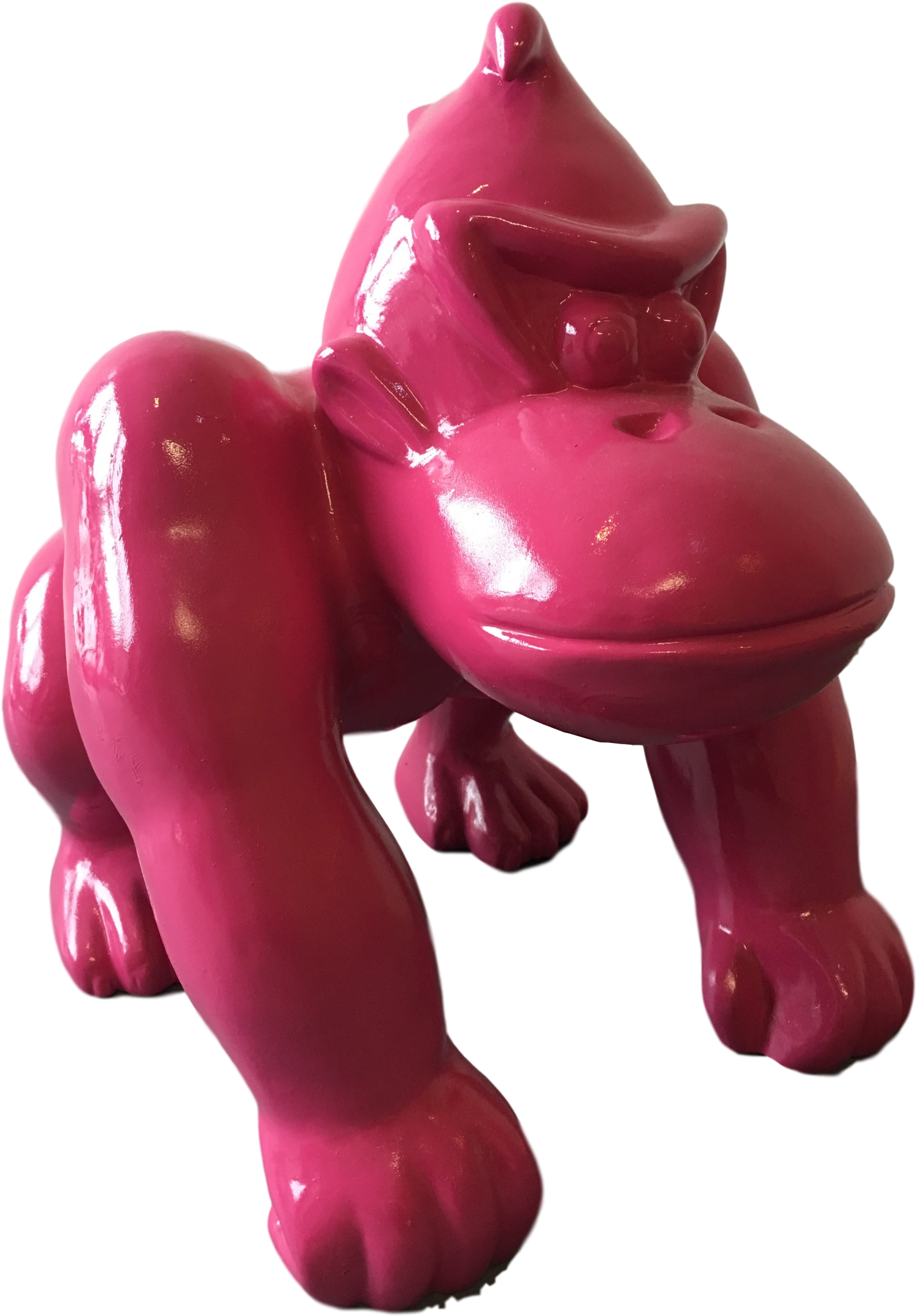 Statue Sculpture Singe Gorille Donkey Kong 70 Cm Colori - Gorilla (1774x2364)