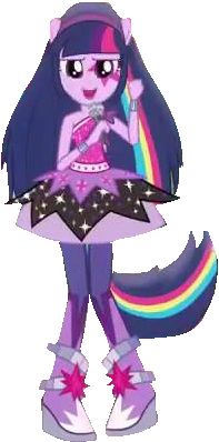 Pin Pin Dj Girl Free Beautiful Wallpaper Download For - Twilight Sparkle Equestria Girl Rainbow Rocks (290x520)
