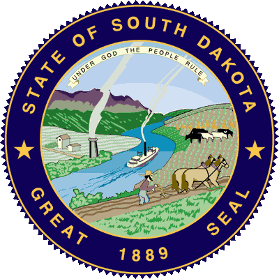 Great Seal Of The State Of South Dakota - South Dakota State Seal (400x400)