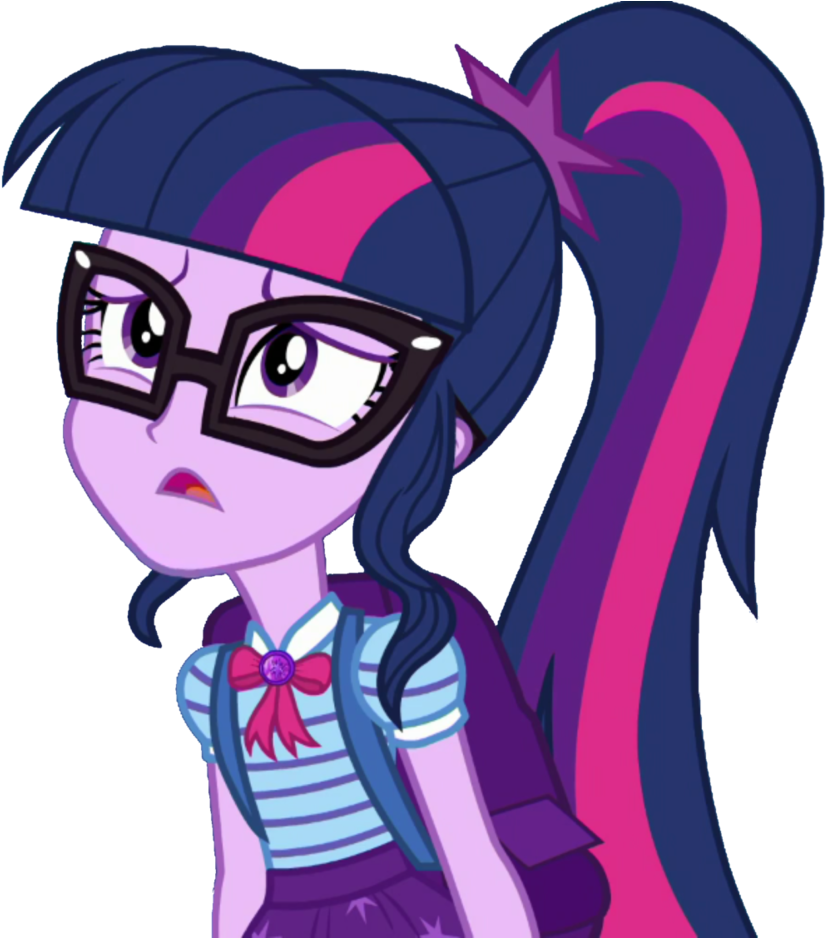 Sci-twi Huh, What Is That By Thebarsection - Equestria Girls Sci Twi Lonely (852x937)