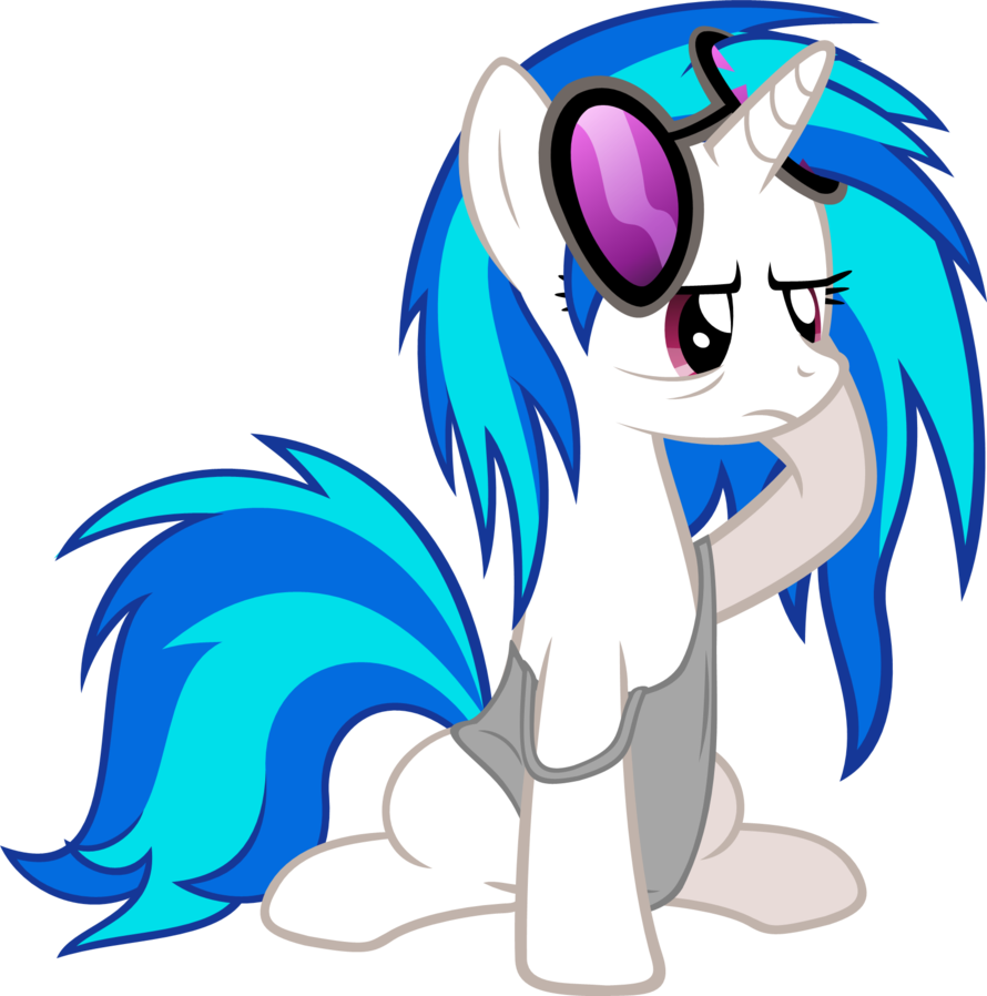 Vinyl's Rough Morning By Zacatron94 - Vinyl Scratch Rough Morning (890x898)